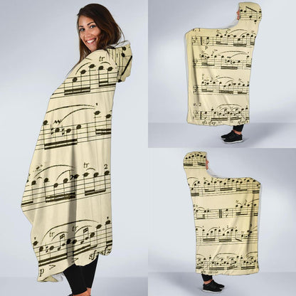 Spartito-Amaze Style™-Hooded BlanketSpartito-Youth 60"x45"-Vibe Cosy™