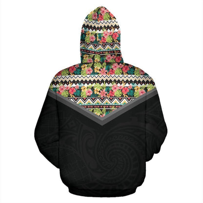 Hawaii Vintage Pattern Hoodie Mix - AH - J9-ALL OVER PRINT ZIP HOODIES (P)-Phaethon-Zip-Up Hoodie-S-Vibe Cosy™