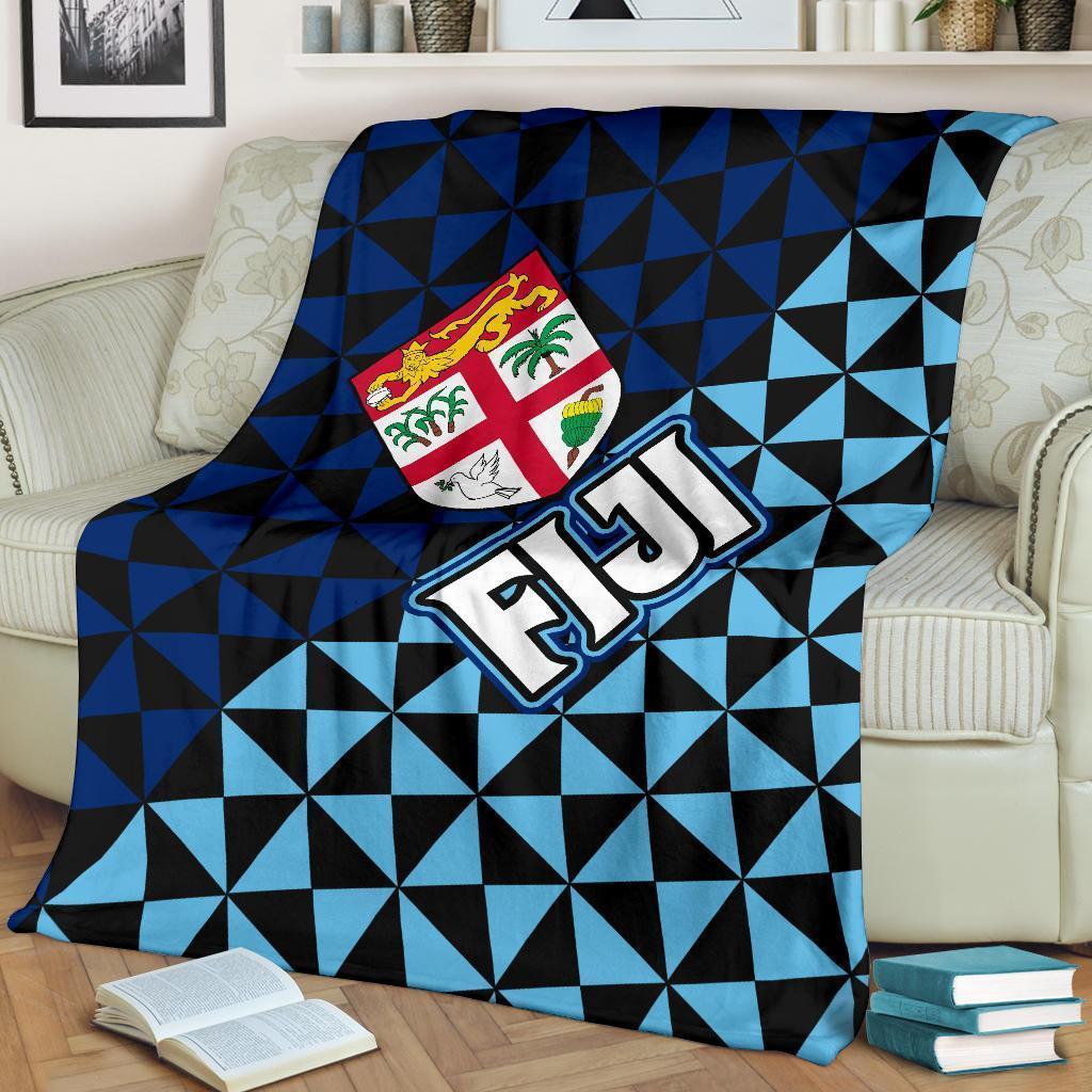 Fiji Polynesian Premium Blanket-PREMIUM BLANKETS-Khanh Arts-Premium Blanket-Youth (56 x 43 inches / 140 x 110 cm)-Vibe Cosy™