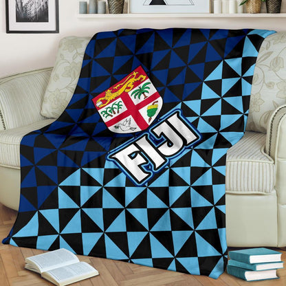 Fiji Polynesian Premium Blanket-PREMIUM BLANKETS-Khanh Arts-Premium Blanket-Youth (56 x 43 inches / 140 x 110 cm)-Vibe Cosy™