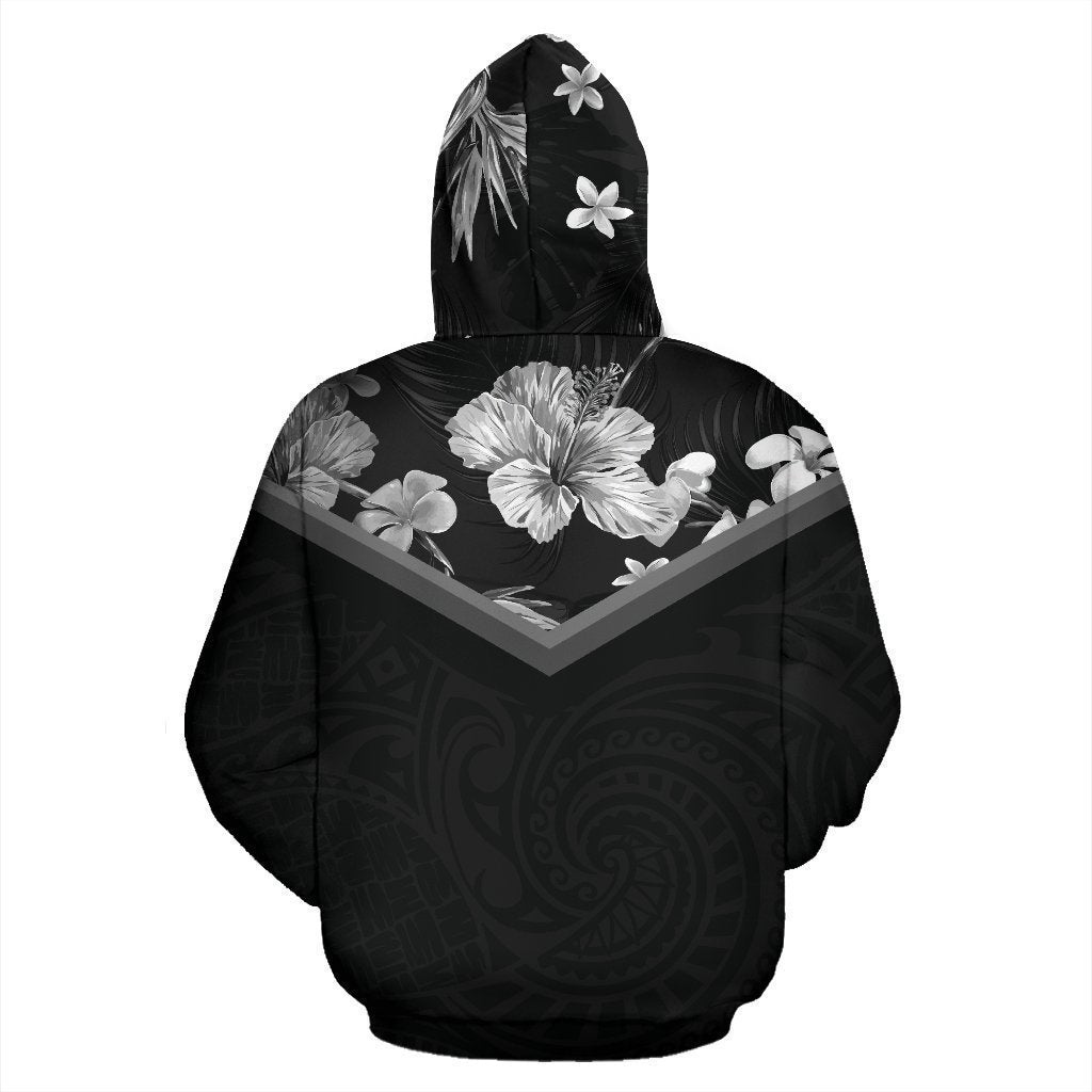 Hawaii Vintage Pattern Hoodie BMW Hisbiscus - AH - J9-ALL OVER PRINT ZIP HOODIES (P)-Phaethon-Zip-Up Hoodie-S-Vibe Cosy™