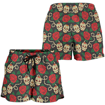 Teschio e Rose-Amaze Style™-Women's Shorts - Teschio e Rose-XS-Vibe Cosy™