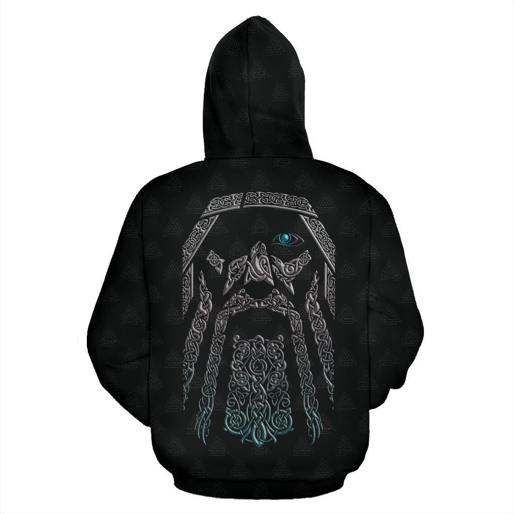 Odin (Wutan) - Viking Valhalla Hoodie A7-ALL OVER PRINT HOODIES (P)-HP Arts-Hoodie-S-Black-Vibe Cosy™