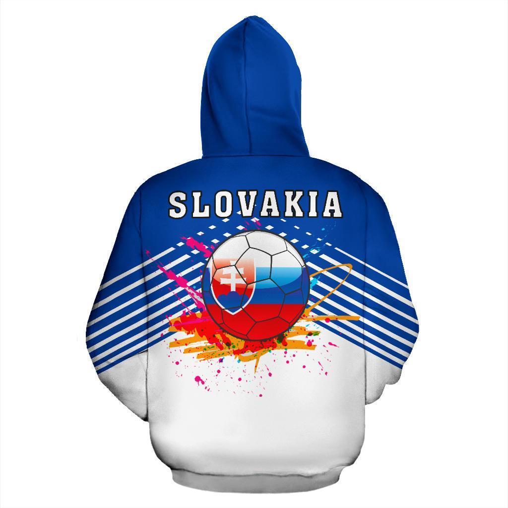 Slovakia Sport Flag Hoodie - Stripes Style 02 - J4-ALL OVER PRINT HOODIES-LoveTheWorld-Men's Hoodie-S-Vibe Cosy™