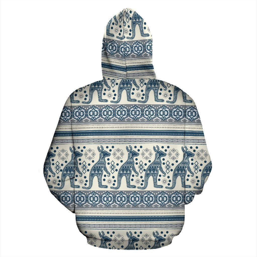 Australia Vintage Kangaroo All Over Print Hoodies-Apparel-HD09-Zip -Up Hoodie-S-Vibe Cosy™
