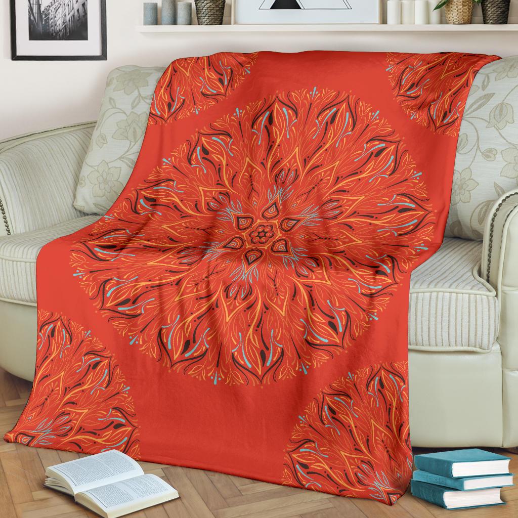 Mandala P1 (Fiesta) - Throw Blankets-Amaze Style™-Premium BlanketMandala P1 (Fiesta) - Throw Blankets-Youth (56 x 43 inches / 140 x 110 cm)-Vibe Cosy™