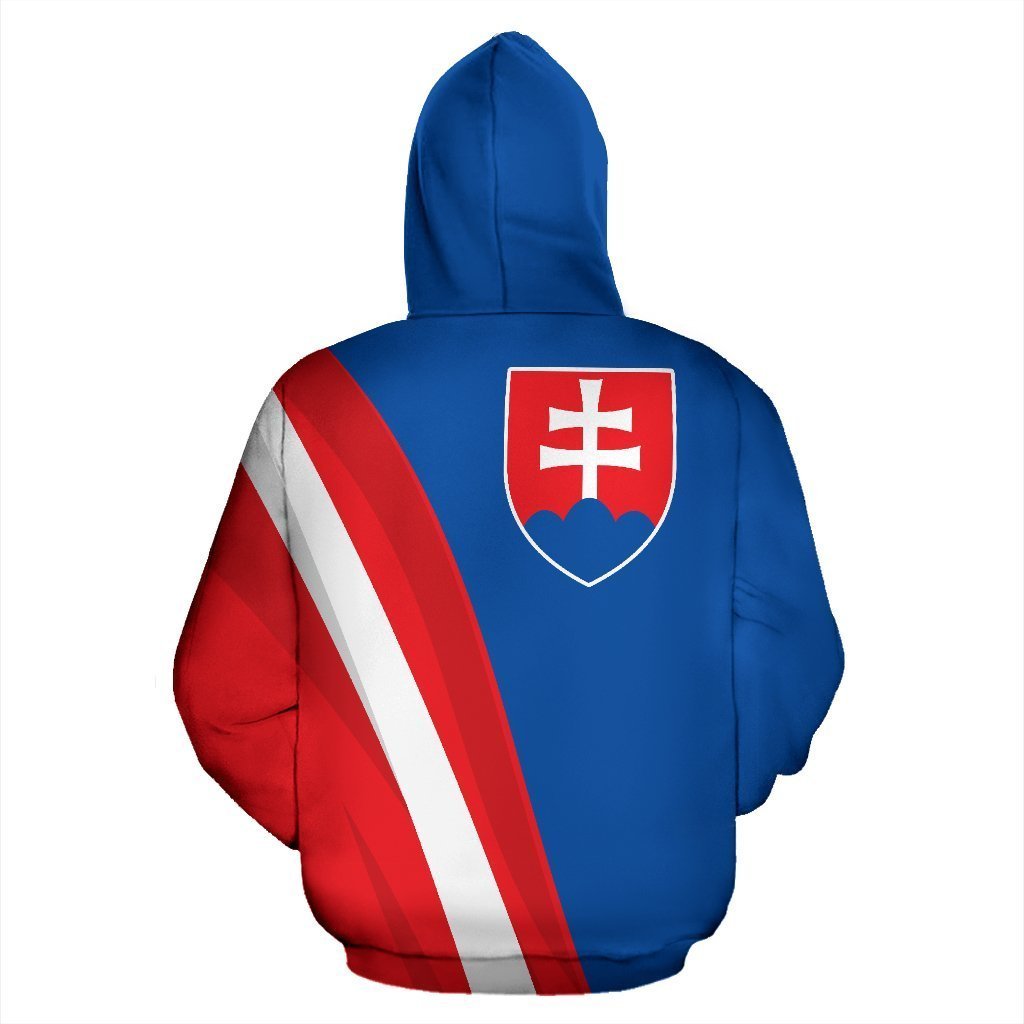 Slovakia Hoodie - Special Version K5-ALL OVER PRINT HOODIES (P)-LoveTheWorld-Men's Hoodie - Slovakia-S-Blue mix Red and White-Vibe Cosy™