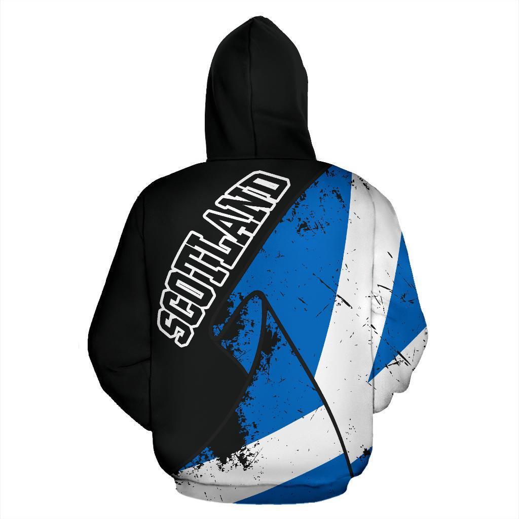 Scotland Special Grunge Flag Pullover Hoodie-Apparel-HD09-Hoodie-S-Vibe Cosy™