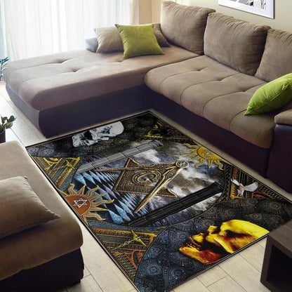 3D All Over Printed Freemason RUG 03032102.CXT
