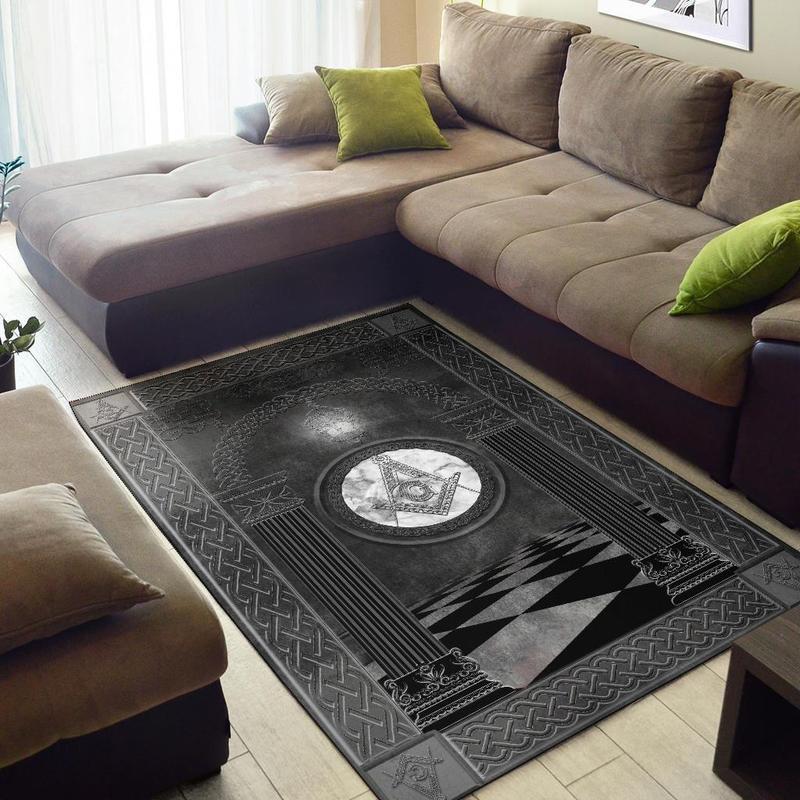 3D All Over Printed Freemason RUG 03032101.CXT