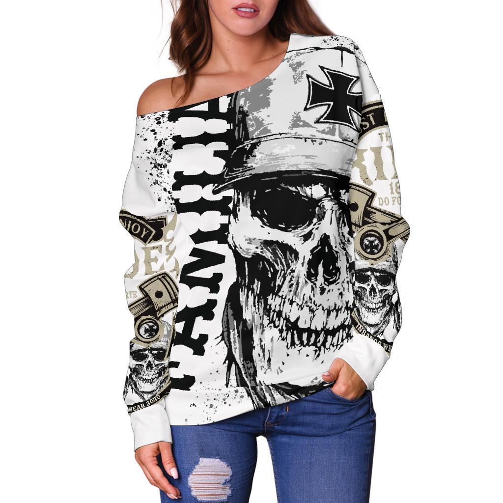 INSANOS Womans Off the Shoulder Sweater-Amaze Style™-Women's Off Shoulder Sweater - INSANOS Womans Off the Shoulder Sweater-2XS-Vibe Cosy™