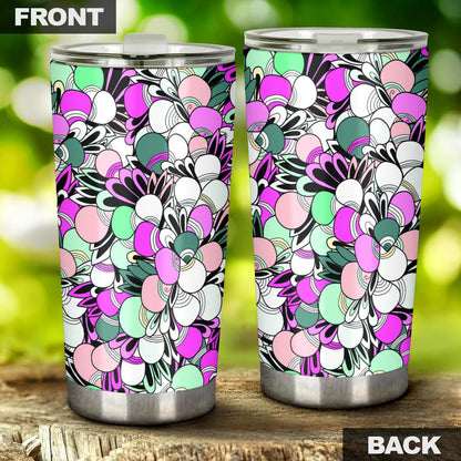 Funky Patterns in Candy - Travel Tumbler-Amaze Style™-Tumbler - Funky Patterns in Candy - Travel Tumbler-20oz Large-Vibe Cosy™