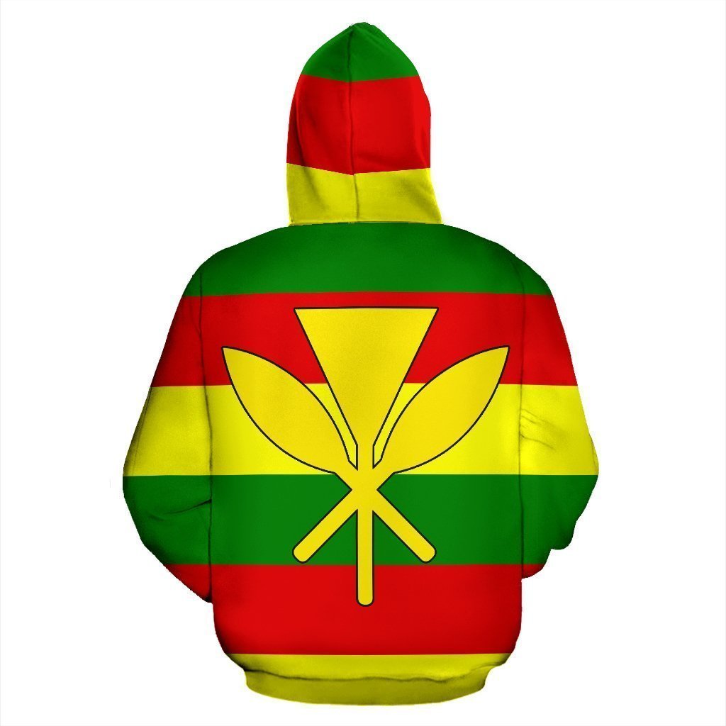 Hawaii Kanaka Flag Hoodie - Warrior Style J9-ALL OVER PRINT HOODIES (P)-Phaethon-Hoodie-S-Vibe Cosy™