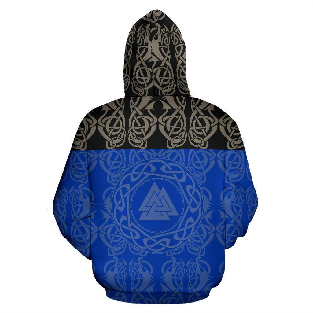 Viking All Over Zip-Up Hoodie - Vegvisir-ALL OVER PRINT ZIP HOODIES (P)-HP Arts-Zip-Up Hoodie-S-Vibe Cosy™
