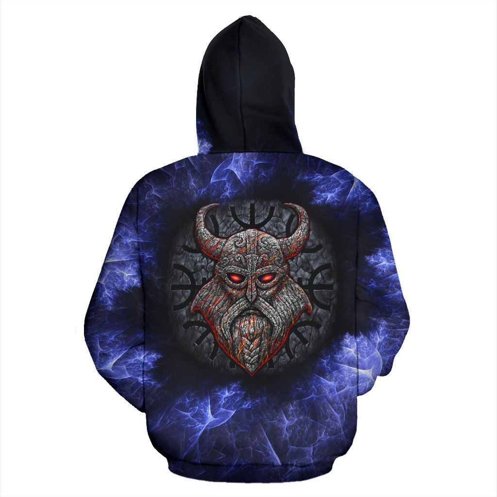 Stone Viking With a Horned Helmet Pullover Hoodie A7-ALL OVER PRINT HOODIES (P)-HP Arts-Hoodie-S-Purple-Vibe Cosy™