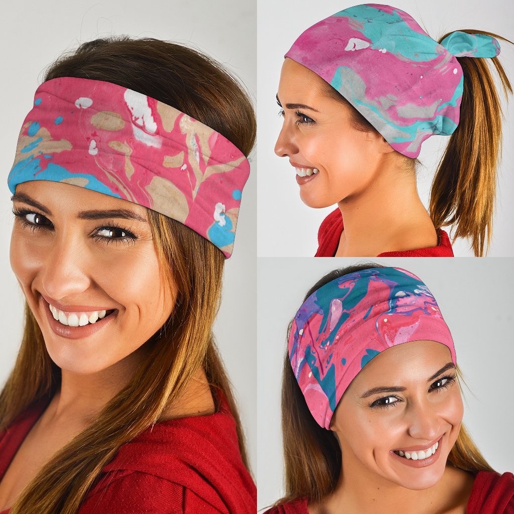 Marble Swirls Set 1 - Bandana 3 Pack-Amaze Style™-Marble Swirls Set 1 - Bandana 3 Pack-Vibe Cosy™