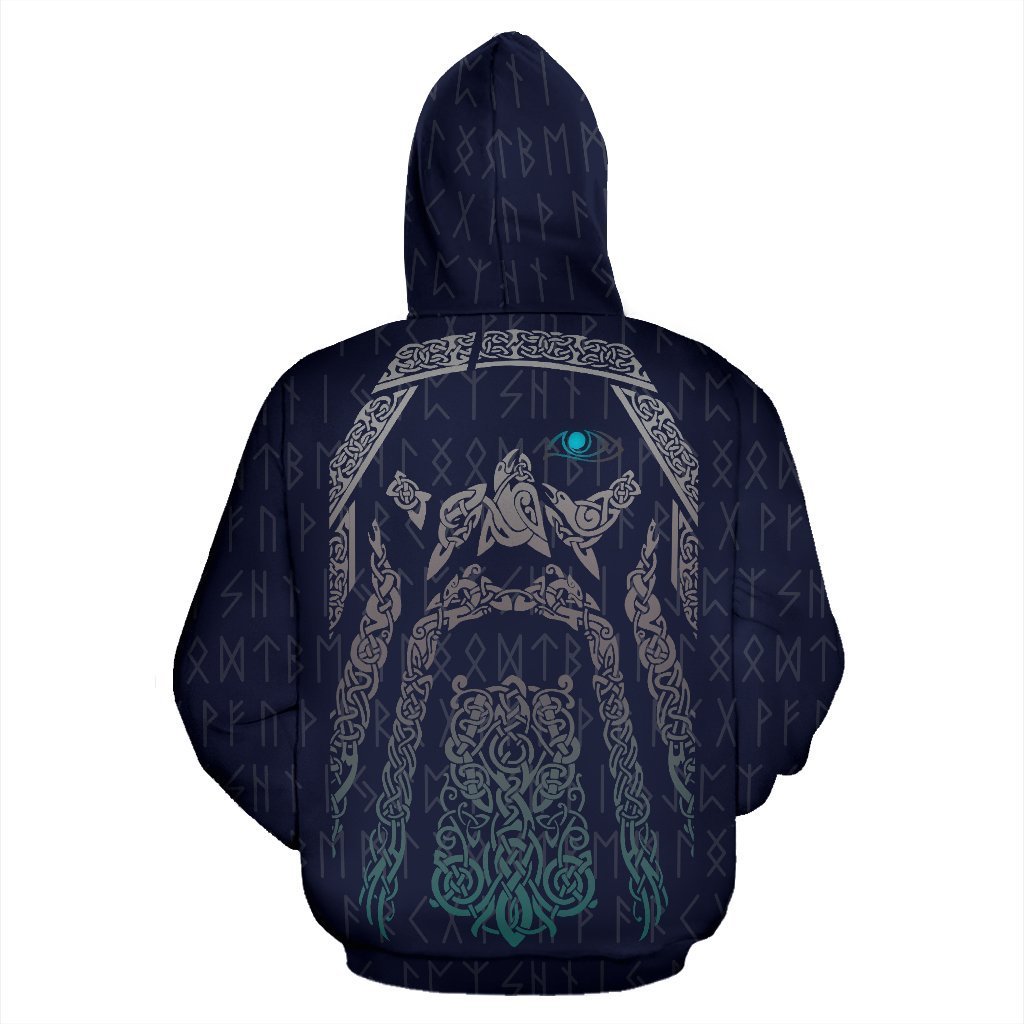 Viking Hoodie - Odin & Fenrir™ Hoodie-ALL OVER PRINT HOODIES (P)-HP Arts-Hoodie-S-Vibe Cosy™