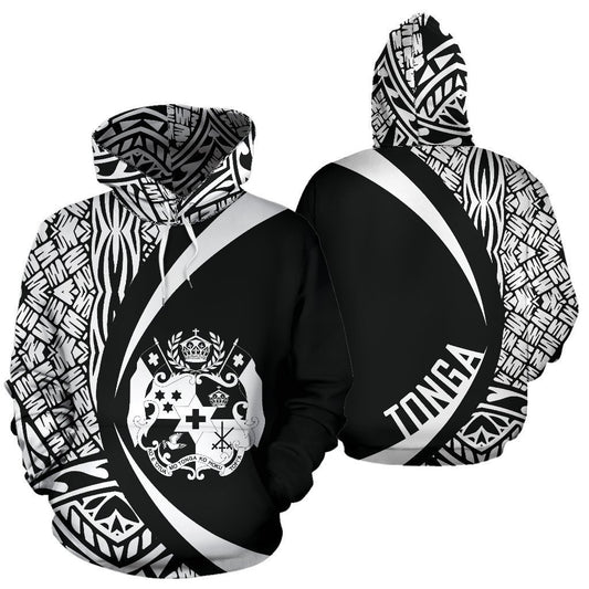 Tonga Polynesian Hoodie - Circle Style 01 J1-Apparel-Phaethon-Hoodie-S-Vibe Cosy™