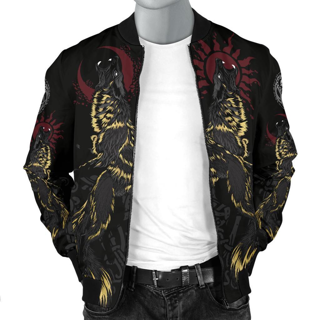 Vikings - The Wolves Skoll and Hati-Apparel-HP Arts-Hoodie-S-Vibe Cosy™