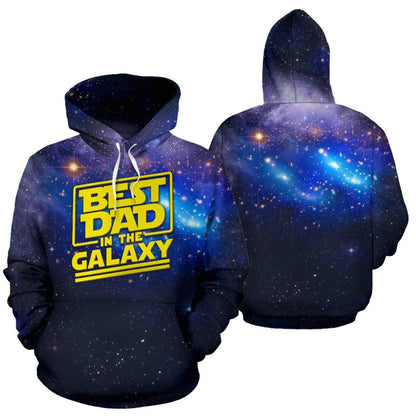 Father's Day for the Best father in galaxy 3D All Over Printed Shirts For Men and Women TT090301-Apparel-TT-Hoodie-S-Vibe Cosy™