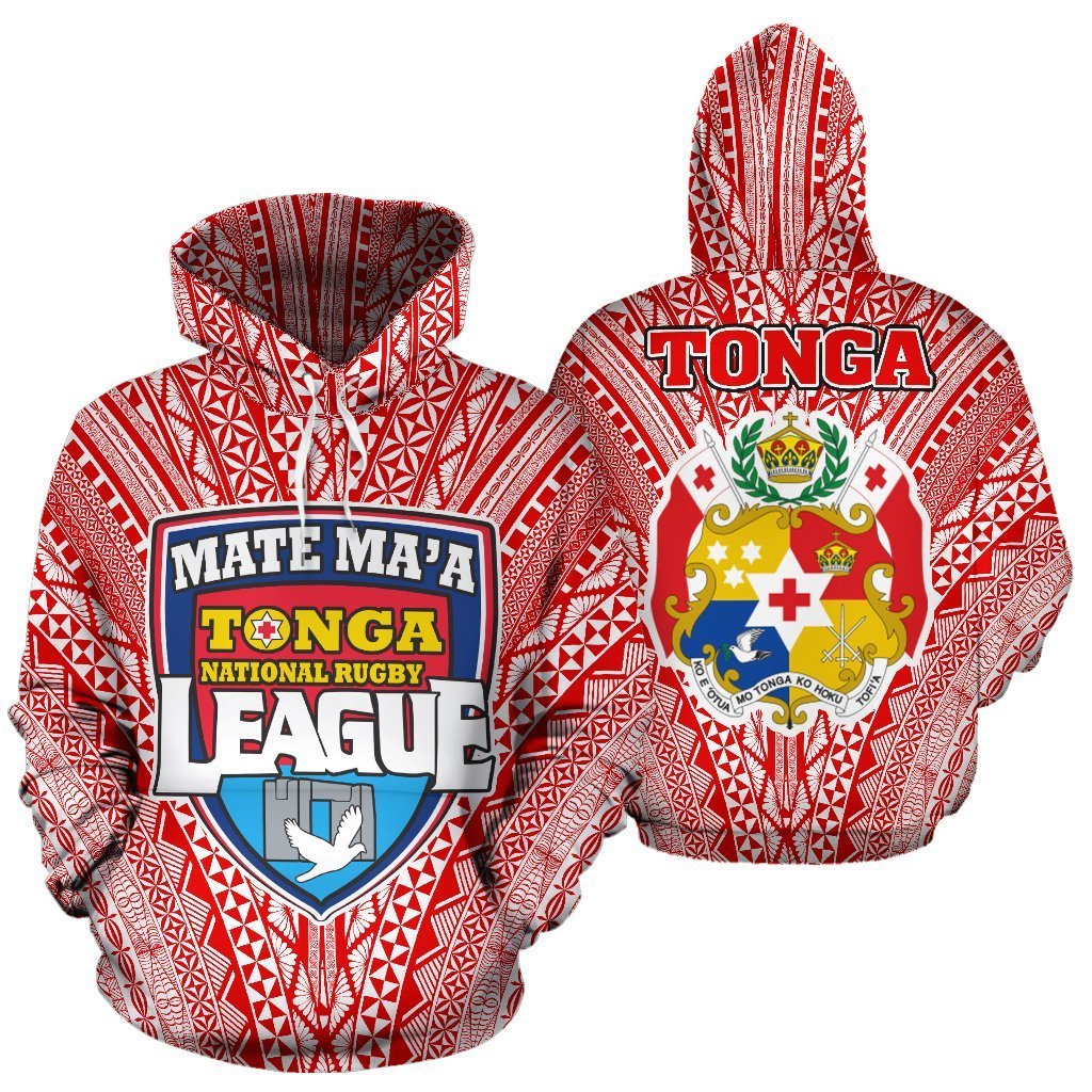 Mate Ma'a Tonga Polynesian Hoodie-Apparel-Phaethon-Hoodie-S-Vibe Cosy™