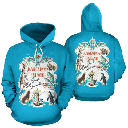 Australia Kangaroo Island Hoodie NNK 1418-Apparel-NNK-Hoodie-S-Vibe Cosy™