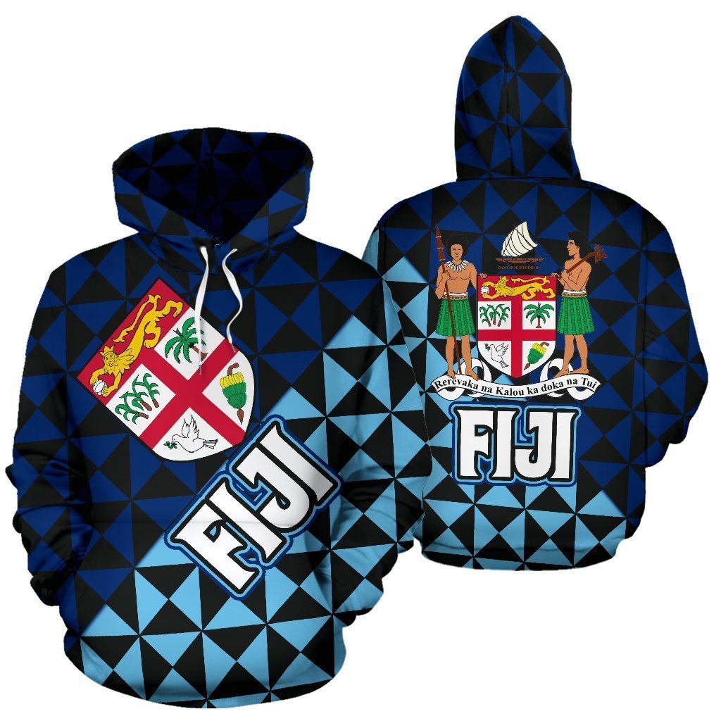 Fiji Hoodie Coat Of Arms New Style-Apparel-Khanh Arts-Zipped Hoodie-S-Vibe Cosy™