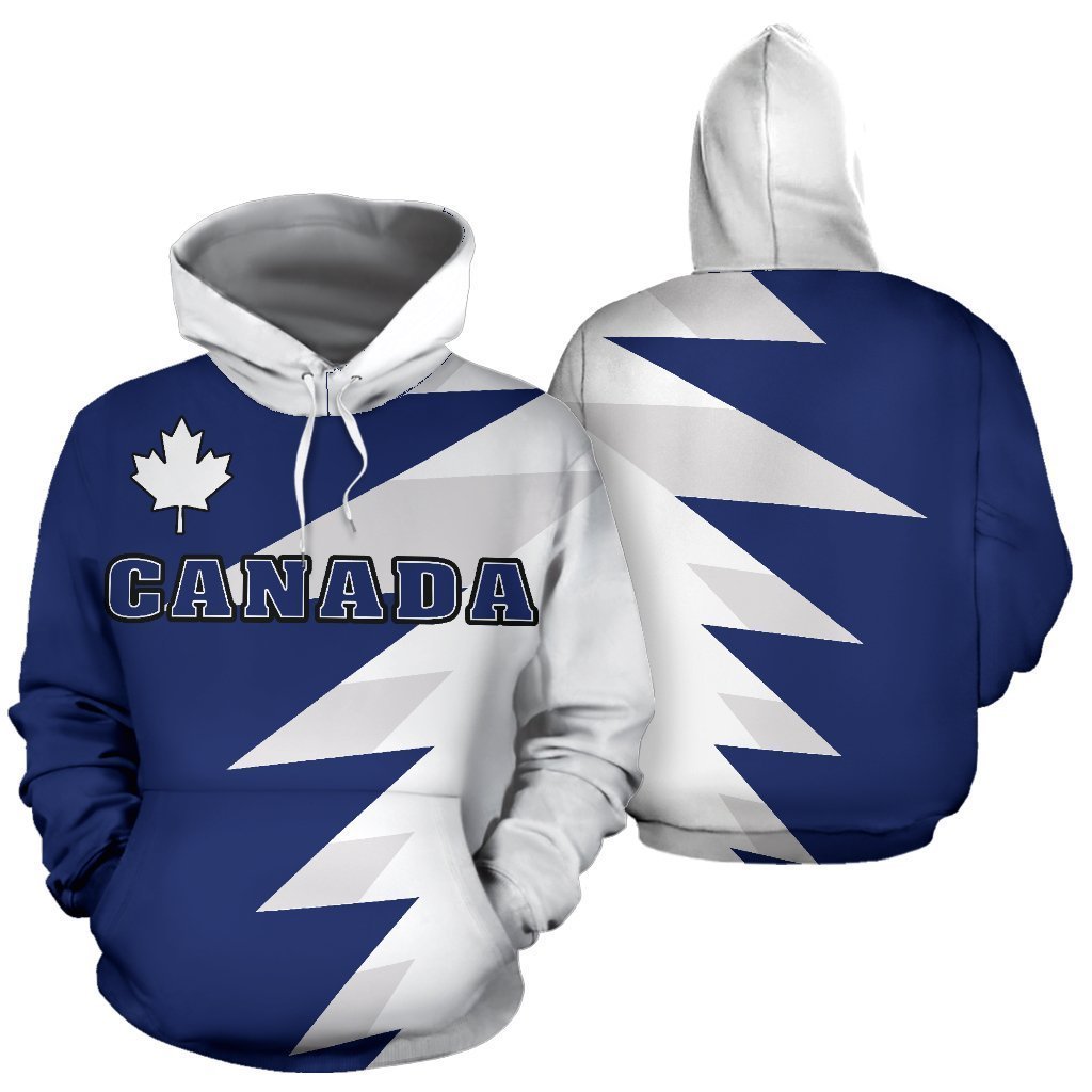 Canada Flag Hoodie Tooth 3d all over printed for men and women PL-Apparel-PL8386-Hoodie-S-Vibe Cosy™