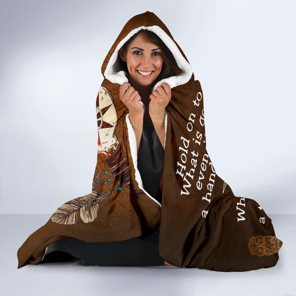 Native American Hooded Blanket