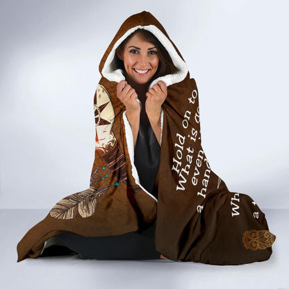 Native American Hooded Blanket