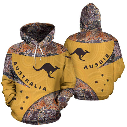 Endless Australia Pattern Hoodie- NNK1465-Apparel-PL8386-Hoodie-S-Vibe Cosy™