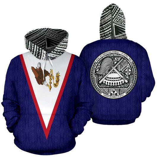 American Samoa All Over Hoodie - Polynesian Over Hood - BN09-ALL OVER PRINT HOODIES (P)-Phaethon-Hoodie-S-Vibe Cosy™
