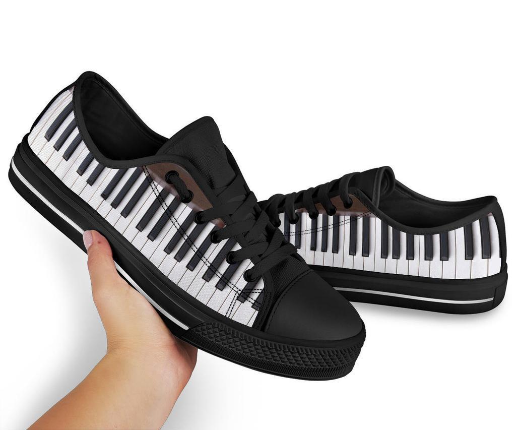 Piano Key Low Top Shoes HG01-Apparel-HG-US5 (EU38)-MEN'S LOW TOP-Vibe Cosy™
