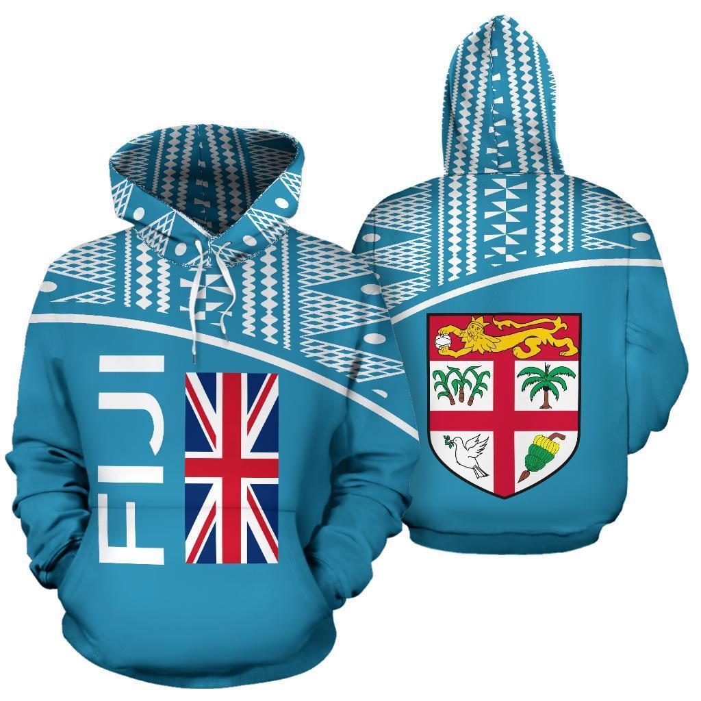 Fiji All Over Hoodie - Polynesia Curve Style - BN09-Apparel-Khanh Arts-Hoodie-S-Vibe Cosy™