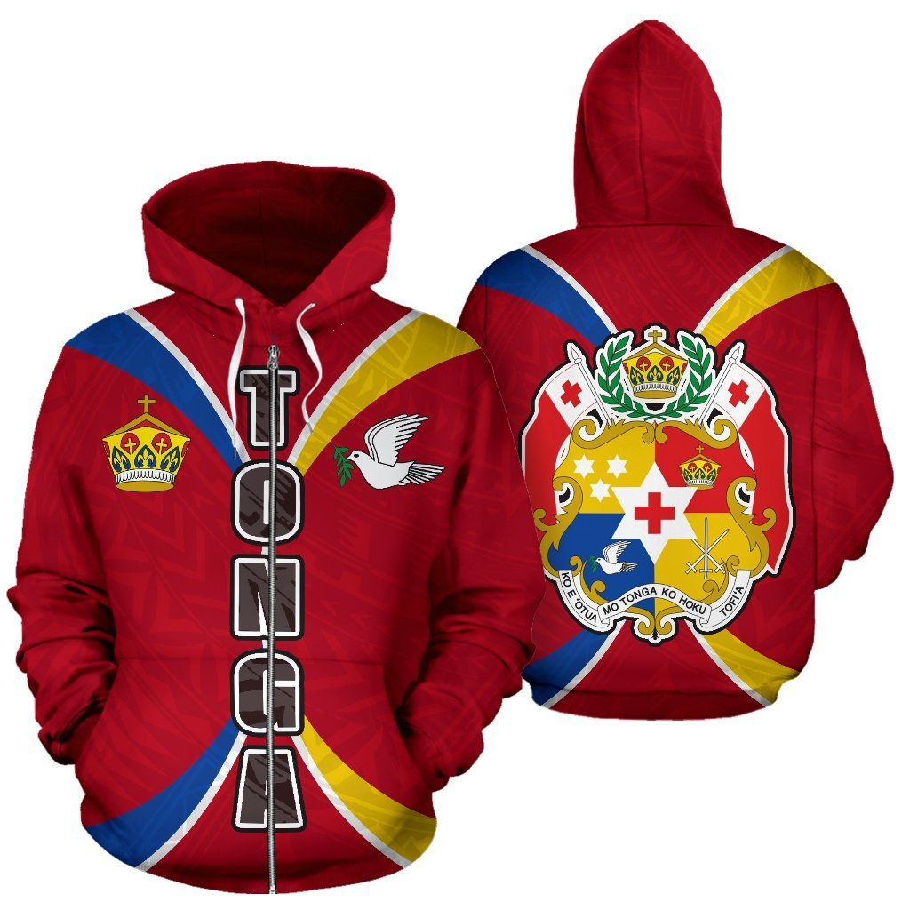 Tonga All Over Hoodie - Impact Version - BN09-Apparel-Phaethon-Zipped Hoodie-S-Vibe Cosy™