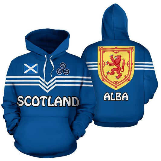 Celtic Nations - Alba Pullover Hoodie P01-Apparel-LP12-Hoodie-S-Vibe Cosy™