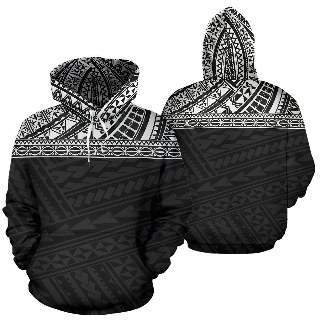 Poly All Over Hoodies - Black Version - BN04-Apparel-Khanh Arts-Hoodie-S-Vibe Cosy™