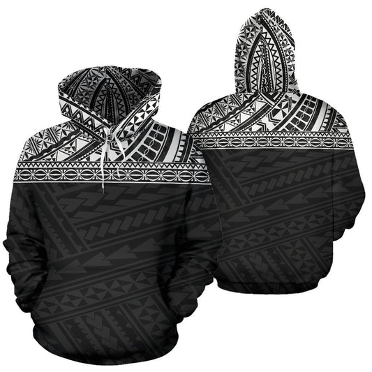 Poly All Over Hoodies - Black Version - BN04-Apparel-Khanh Arts-Hoodie-S-Vibe Cosy™