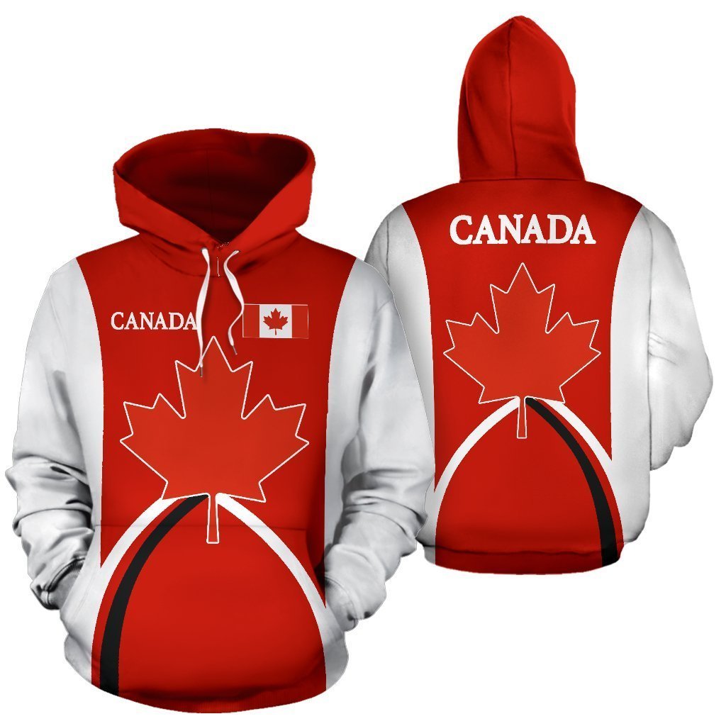 Canada Hoodie Maple Leaf - Sports PL-Apparel-PL8386-Hoodie-S-Vibe Cosy™