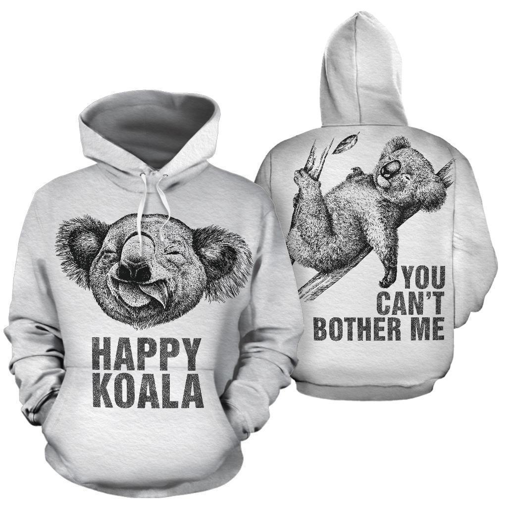 Australia Koala Hoodie - Drawing Style - NNK1419-Apparel-NNK-Hoodie-S-Vibe Cosy™