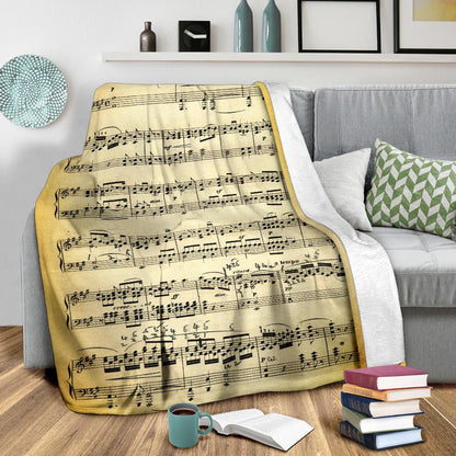 Vecchio Spartito - Coperta in Pile -Amaze Style™-Premium BlanketVecchio Spartito - Coperta in Pile -Youth (56 x 43 inches / 140 x 110 cm)-Vibe Cosy™