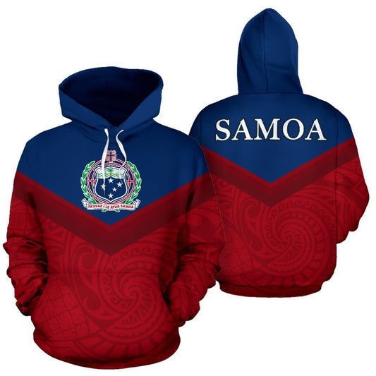 Samoa Coat Of Arms Polynesian Hoodie JT6-ALL OVER PRINT HOODIES (P)-Phaethon-Hoodie-S-Vibe Cosy™