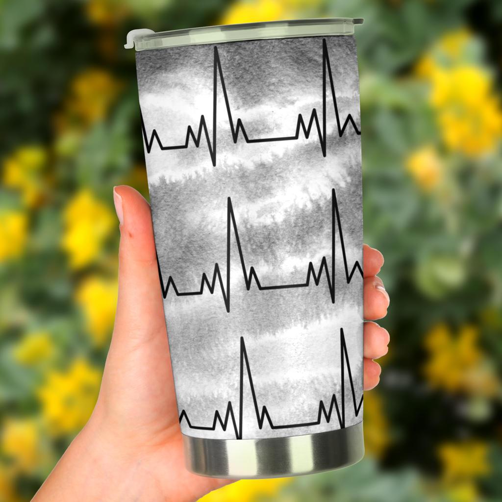 Tumbler Heartbeat-Amaze Style™-Tumbler - Tumbler Heartbeat-20oz Large-Vibe Cosy™