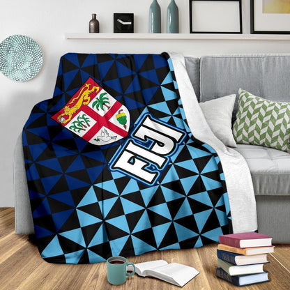 Fiji Polynesian Premium Blanket-PREMIUM BLANKETS-Khanh Arts-Premium Blanket-Youth (56 x 43 inches / 140 x 110 cm)-Vibe Cosy™