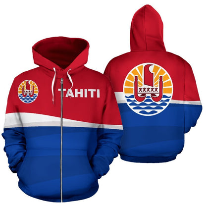 Tahiti Zip Up Hoodie 02 K5-Apparel-Khanh Arts-Zipped Hoodie-S-Vibe Cosy™