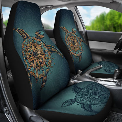 Turtle Car Seat Covers 02 - AH-CAR SEAT COVERS-Alohawaii-Car Seat Covers-Universal Fit-White-Vibe Cosy™