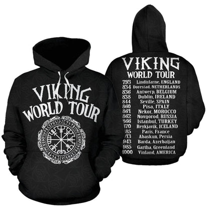 Viking World Tour - Hoodie A7-ALL OVER PRINT HOODIES (P)-HP Arts-Hoodie-S-Black-Vibe Cosy™