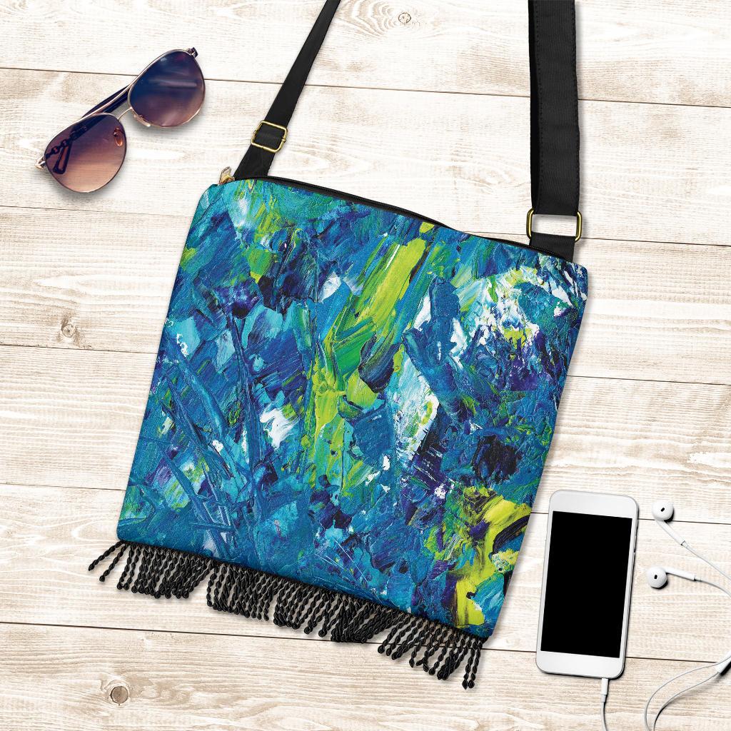 Abstract Oil Paintings P3 - Crossbody Boho Bag-Amaze Style™-Crossbody Boho Handbag - Abstract Oil Paintings P3 - Crossbody Boho Bag-One Size-Vibe Cosy™
