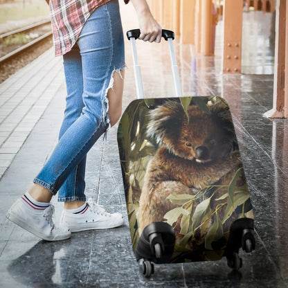 Australia Koala Luggage Cover k7-LUGGAGE COVERS-HP Arts-Luggage Covers - Australia Koala Lugagge Cover K2-Small 18-22 in / 45-55 cm-Vibe Cosy™