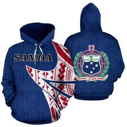 Samoa Polynesian Hoodie - Warrior Style-ALL OVER PRINT HOODIES (P)-Phaethon-Hoodie-S-Vibe Cosy™